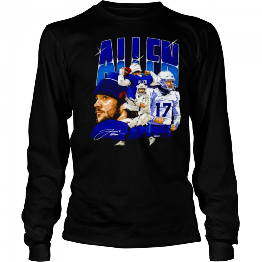 Josh Allen Buffalo Bills NFL 2025 graphic shirt Long Sleeved