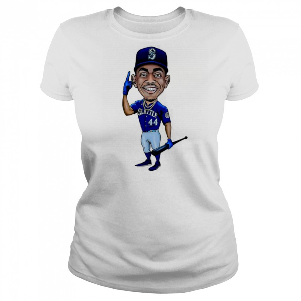Julio Rodriguez Art seattle mariners jersey cartoon shirt Women's T-shirt
