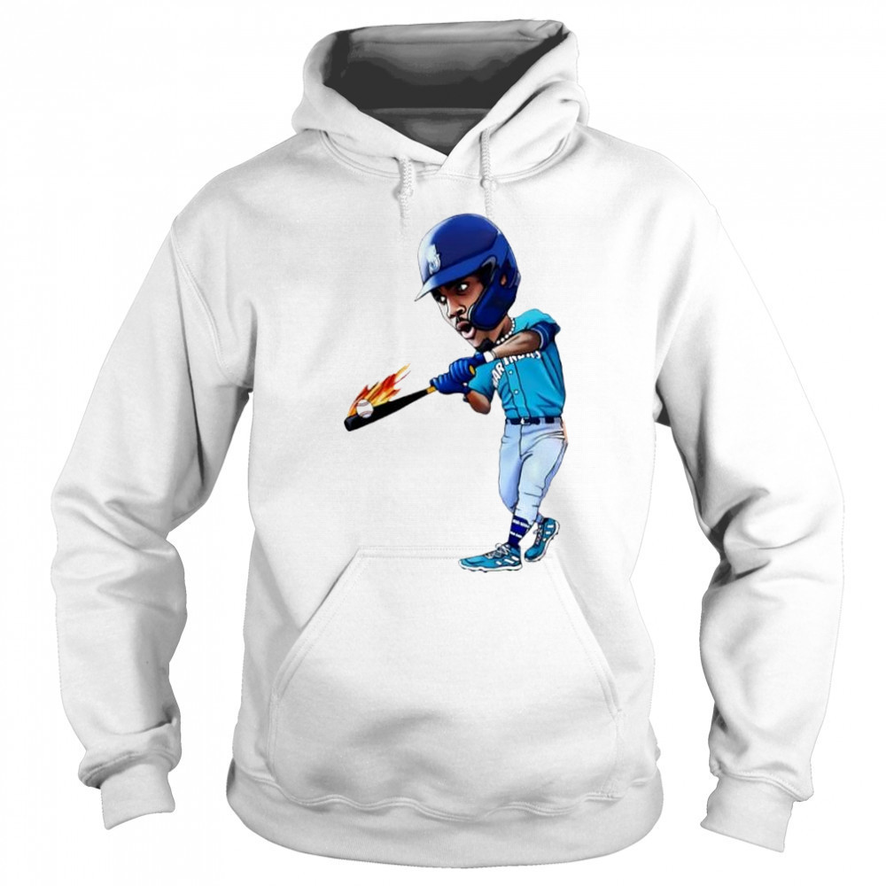 Julio Rodriguez J-Rod Art seattle mariners jersey cartoon shirt Sweatshirt