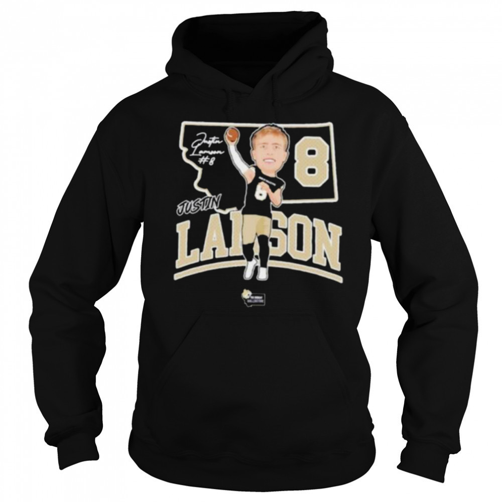 Justin Lamson #8 Montana State Bobcats football player shirt Sweatshirt
