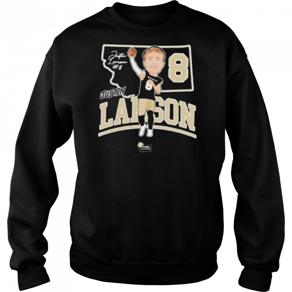 Justin Lamson #8 Montana State Bobcats football player shirt Hoodie