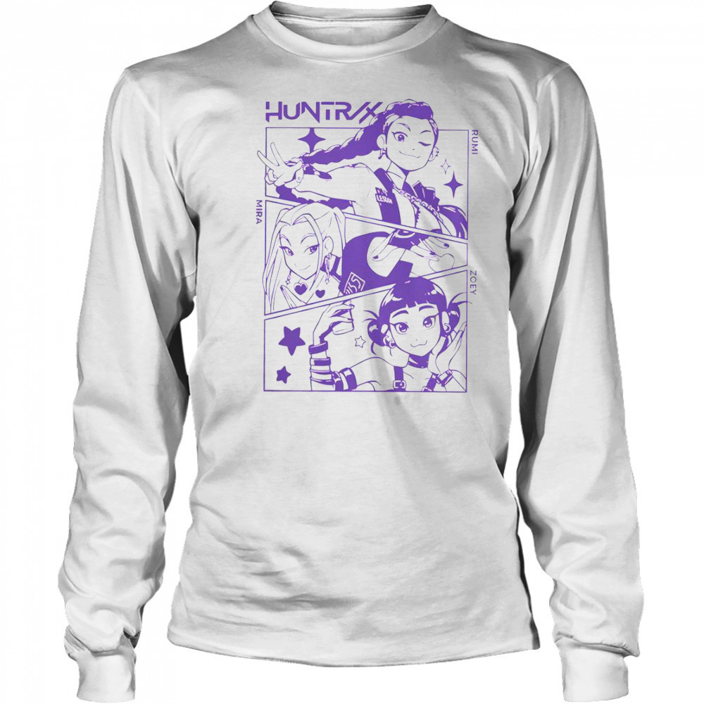 K-Pop Demon Hunters Huntrix T-Shirt Long Sleeved