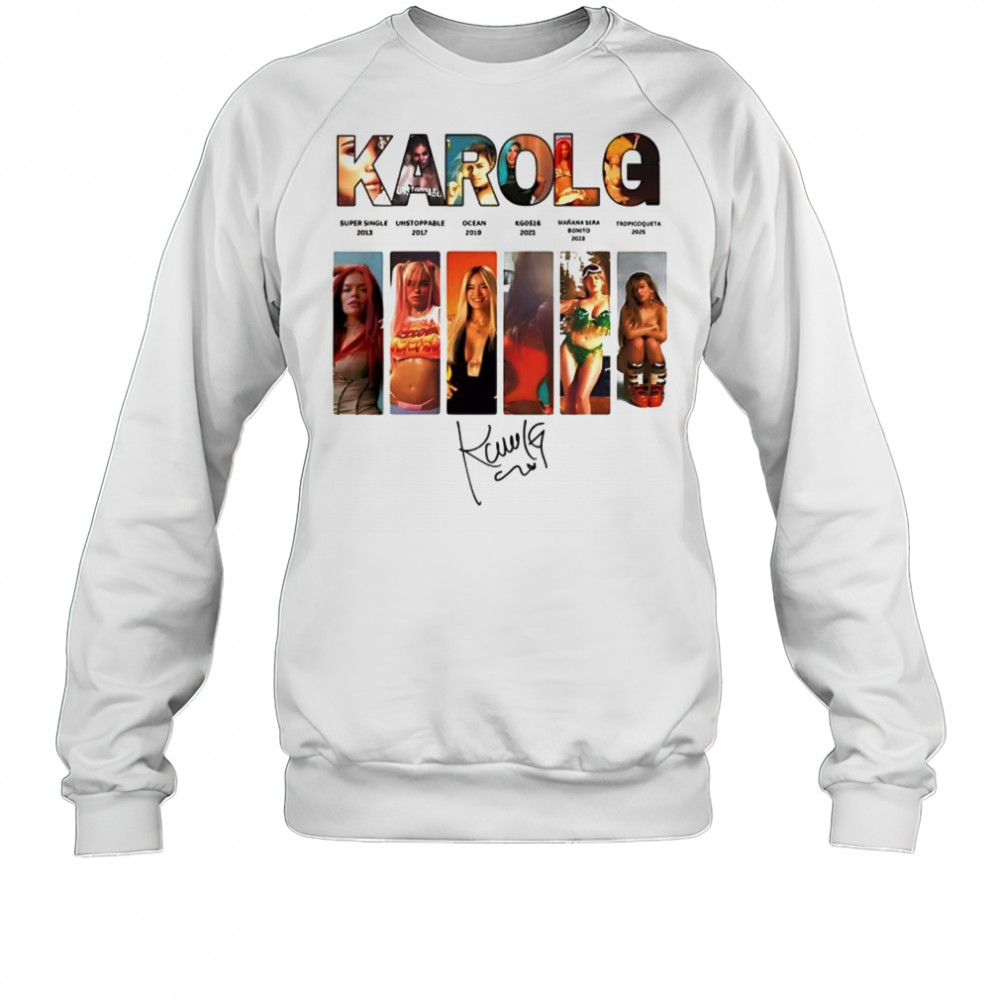 Karol G singer album signature shirt Sweatshirt