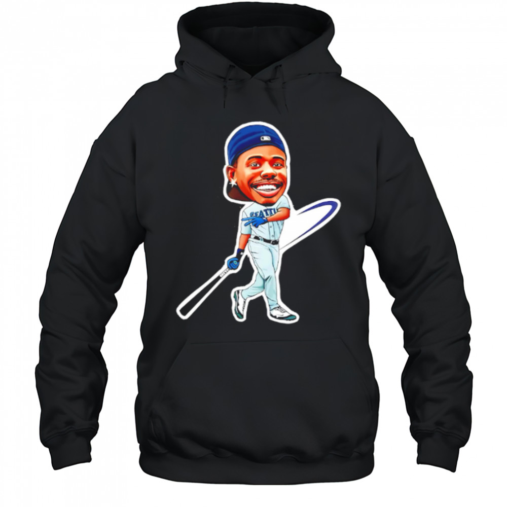 Ken Griffey Jr. Art Magnet Seattle Mariners jersey cartoon shirt Hoodie