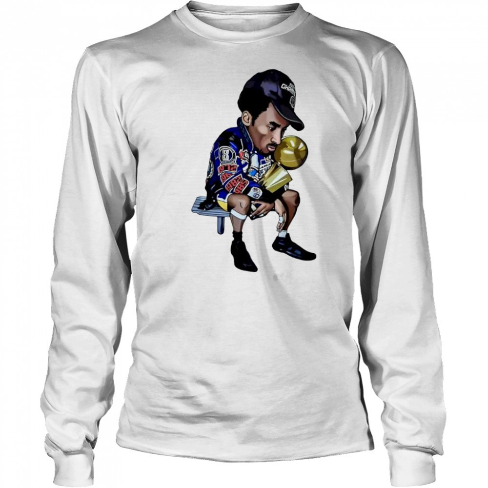 Kobe Bryant Art Los Angeles Lakers jersey cartoon shirt Long Sleeved