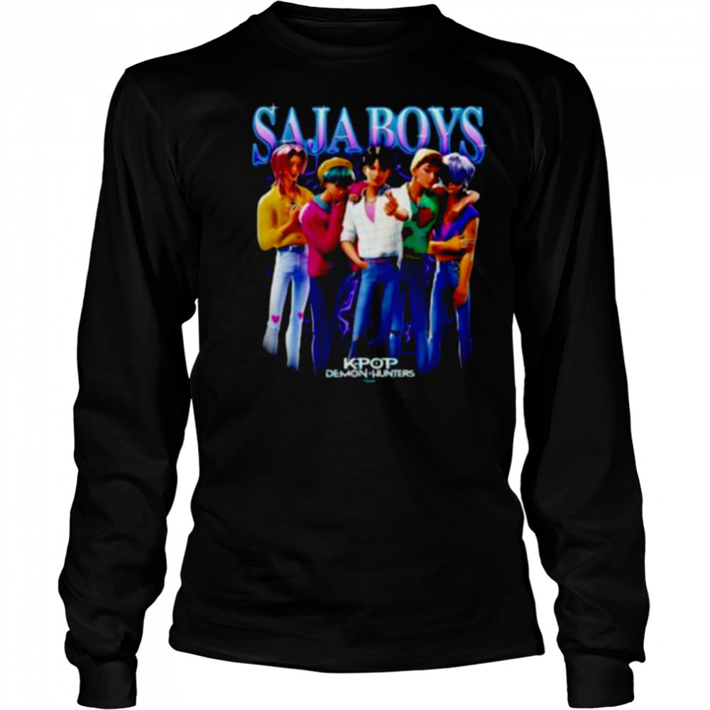 KPop Demon Hunters Saja Boys shirt Long Sleeved