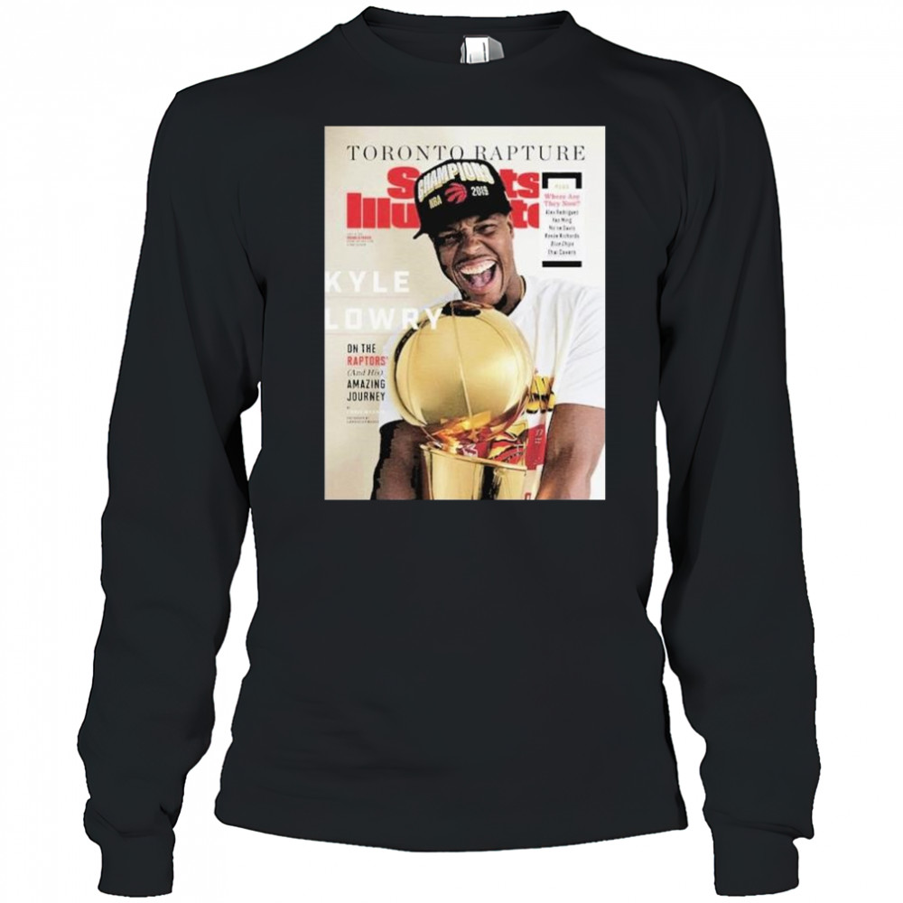 Kyle lowry toronto raptors NBA sports illustrated cover shirt Long Sleeved