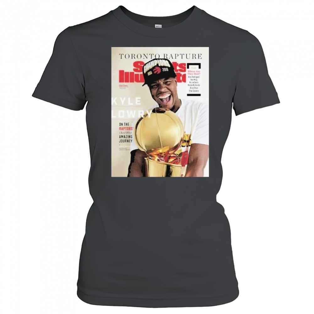 Kyle lowry toronto raptors NBA sports illustrated cover shirt Women's T-shirt
