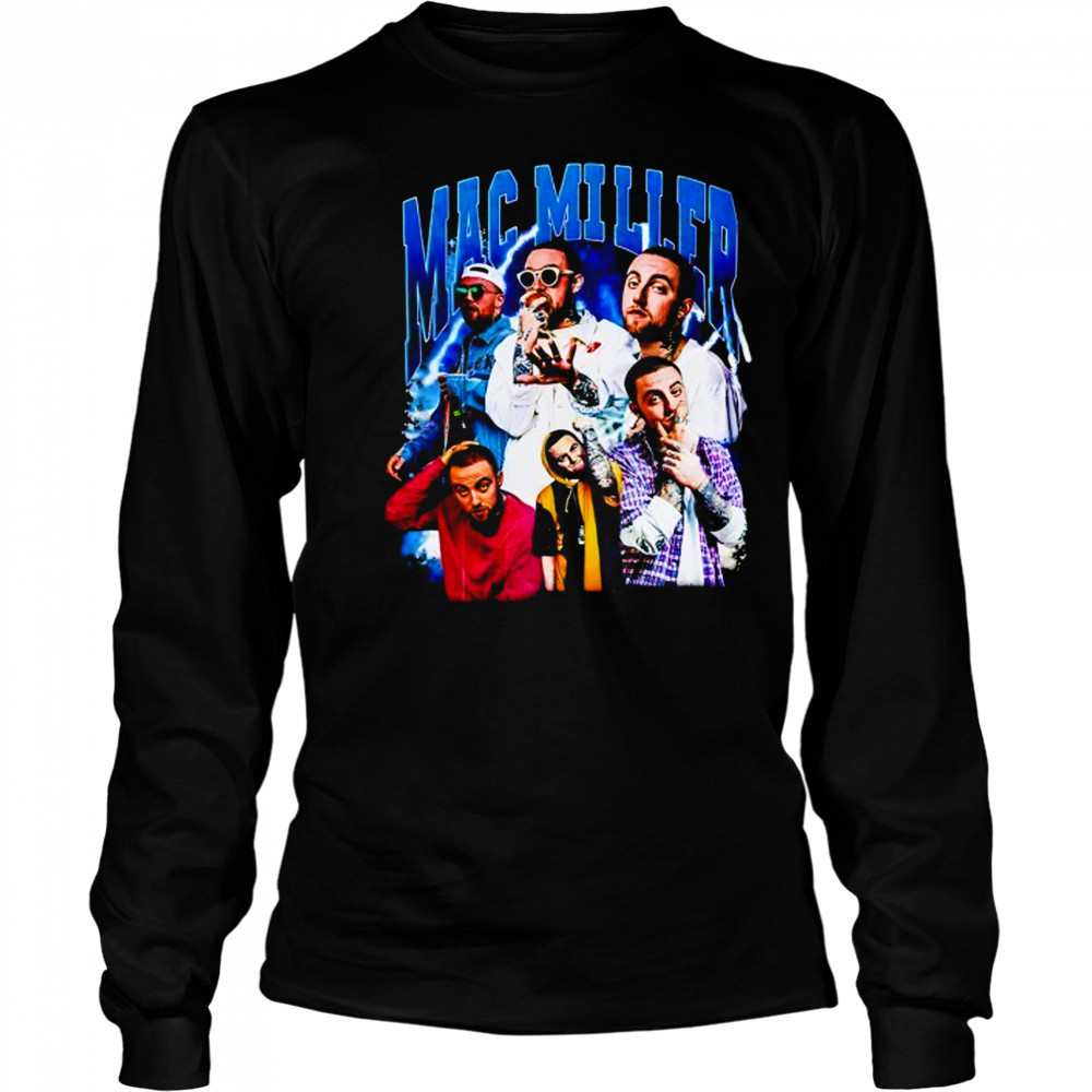 Mac Miller singer and rapper graphic shirt Long Sleeved