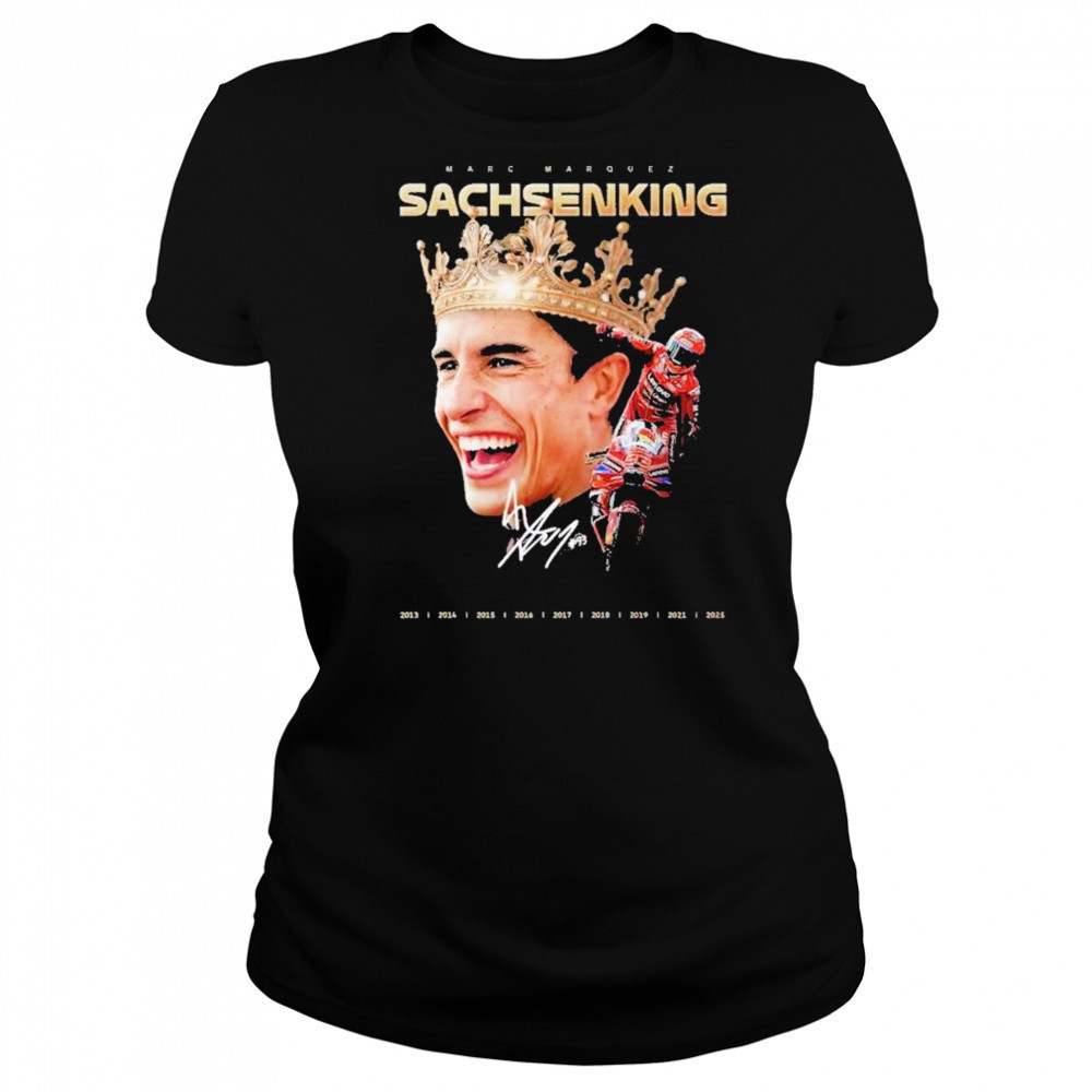 Marc Márquez Sachsenking 9th MotoGP Win signature shirt Women's T-shirt