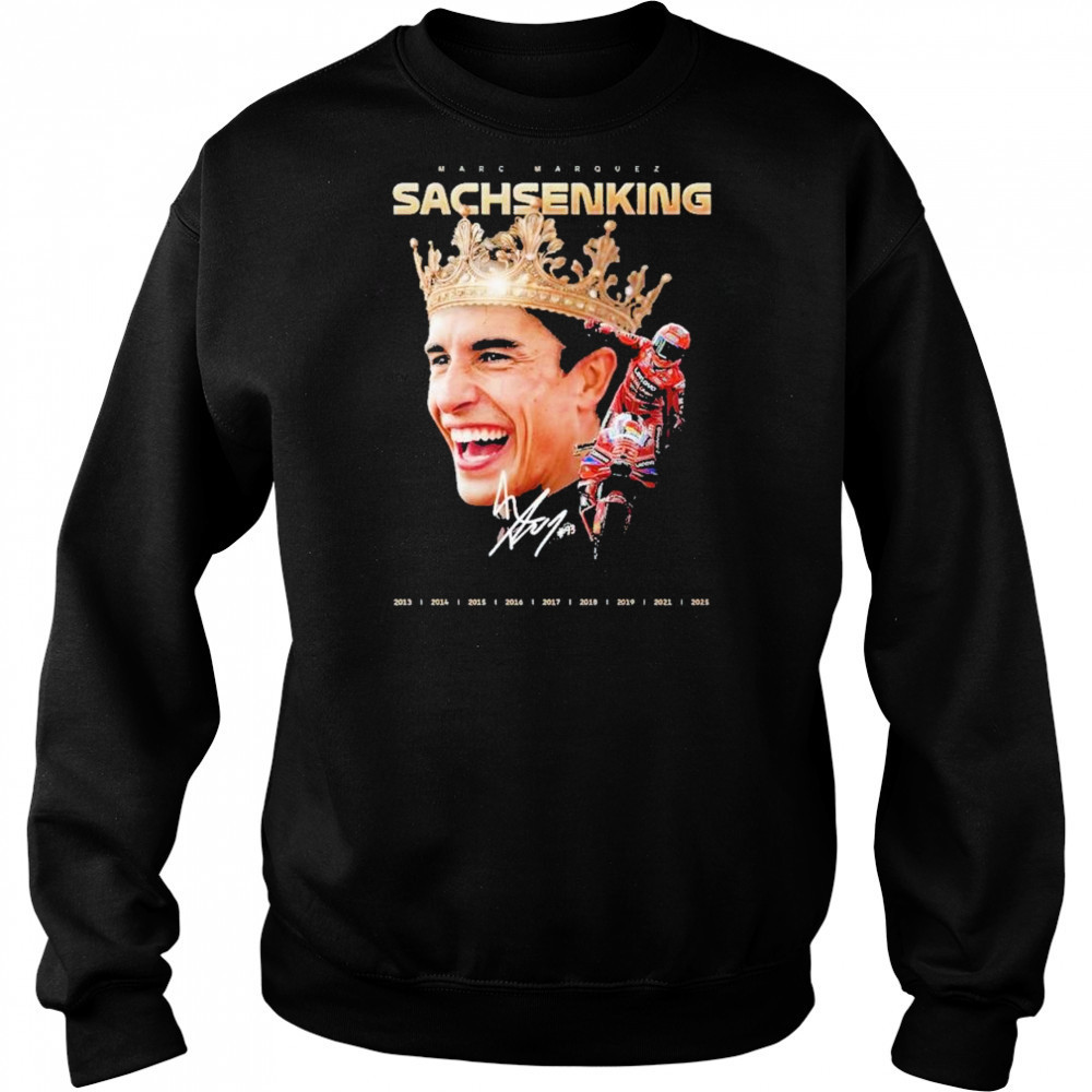 Marc Márquez Sachsenking 9th MotoGP Win signature shirt Hoodie