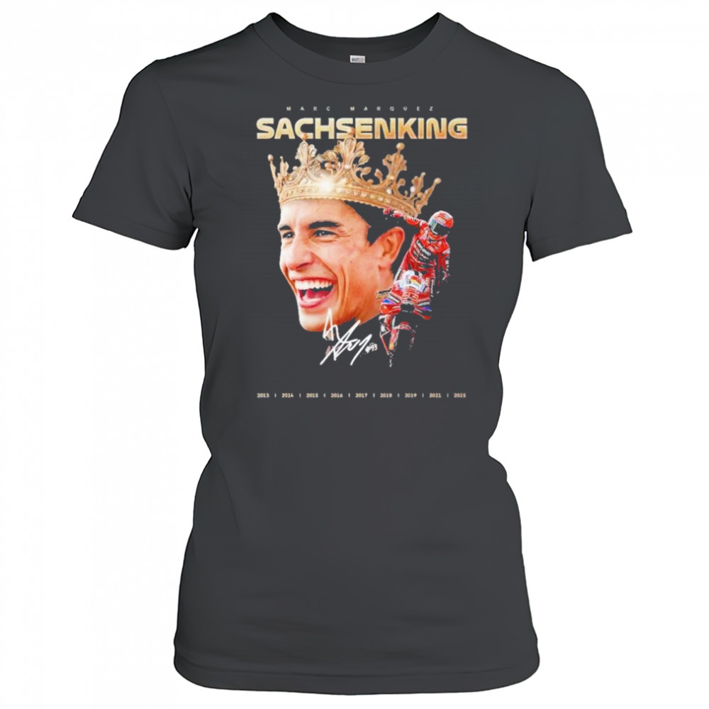 Marc Márquez Sachsenking 9th MotoGP Win signature shirt Women's T-shirt