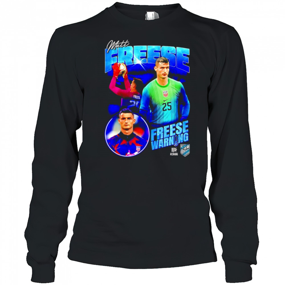 Matt Freese Warning graphic shirt Long Sleeved
