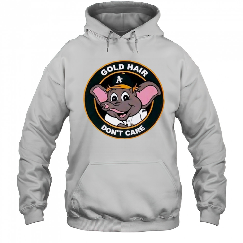 Oakland Athletics Gold Hair Don’t Care Baseball shirt Hoodie