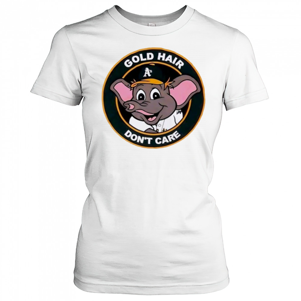 Oakland Athletics Gold Hair Don’t Care Baseball shirt Women's T-shirt