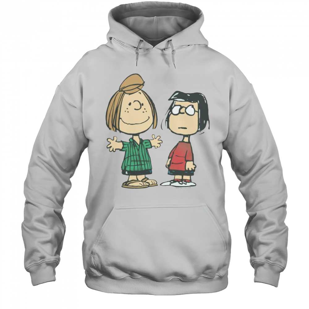 Peanuts Peppermint Patty And Marcie Character T-Shirt Hoodie