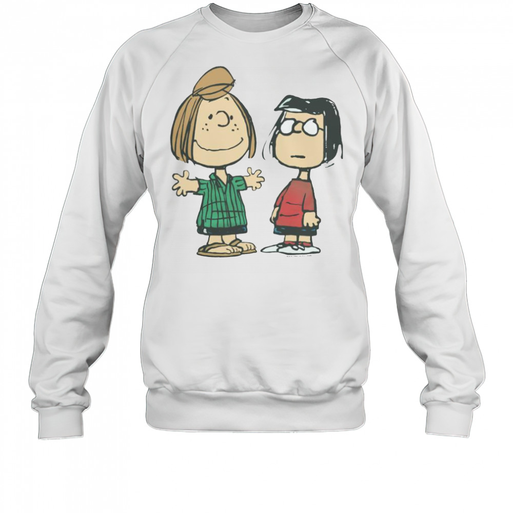 Peanuts Peppermint Patty And Marcie Character T-Shirt Sweatshirt