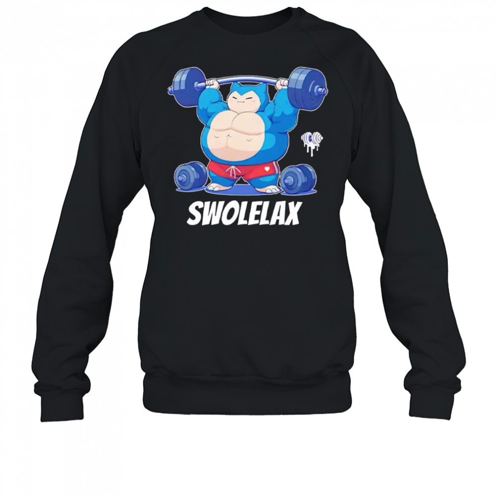 Pokemon Snorlax Swolelax Gym shirt Sweatshirt