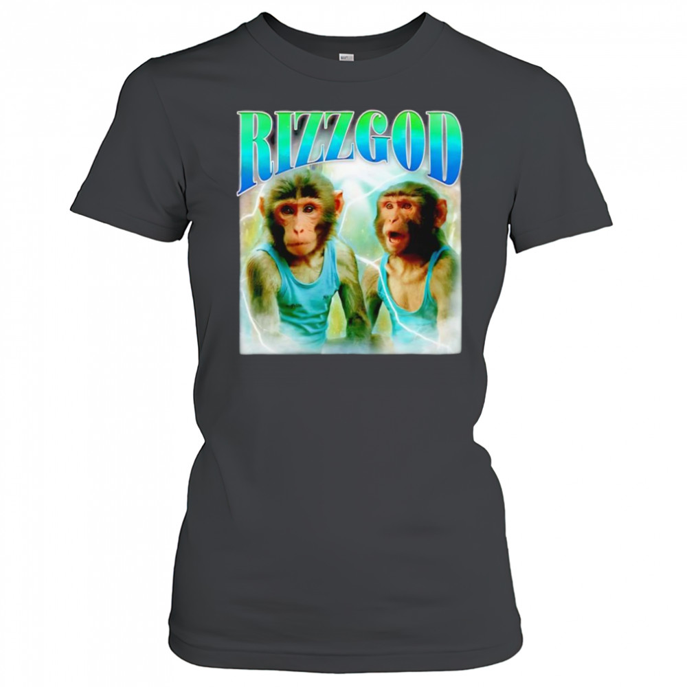 Rizzgod monkey bootleg shirt Women's T-shirt