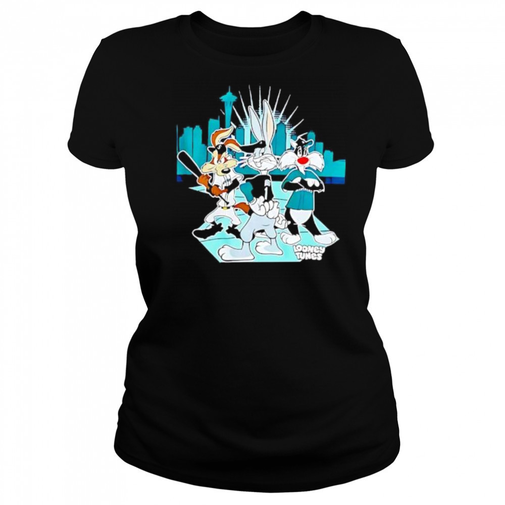 Seattle Mariners Looney Tunes Night shirt Women's T-shirt