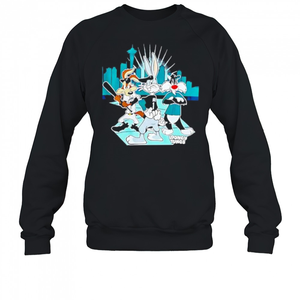 Seattle Mariners Looney Tunes Night shirt Sweatshirt
