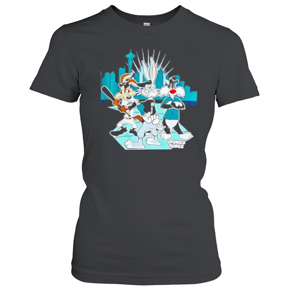 Seattle Mariners Looney Tunes Night shirt Women's T-shirt