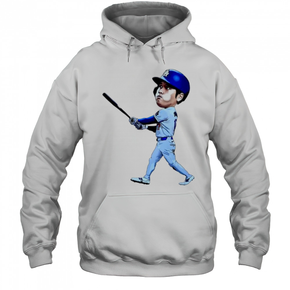 Shohei Ohtani Art Los Angeles Dodgers jersey cartoon shirt Hoodie