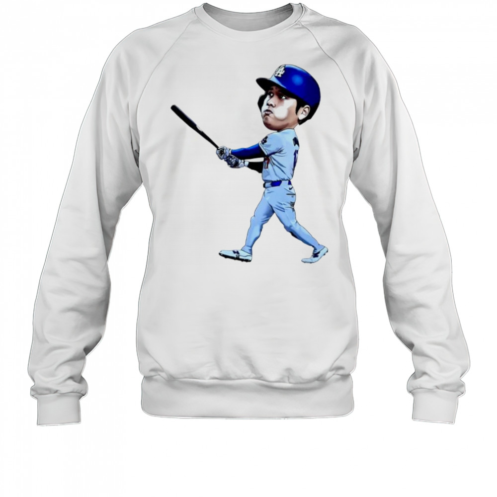 Shohei Ohtani Art Los Angeles Dodgers jersey cartoon shirt Sweatshirt