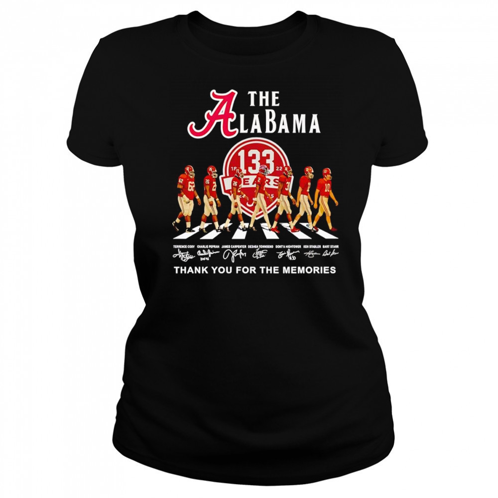 The Alabama 133 years thank you for the memories shirt Women's T-shirt
