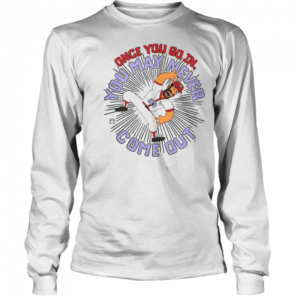 The Simpsons Ozzie Smith You May Never Come Out T-Shirt Long Sleeved