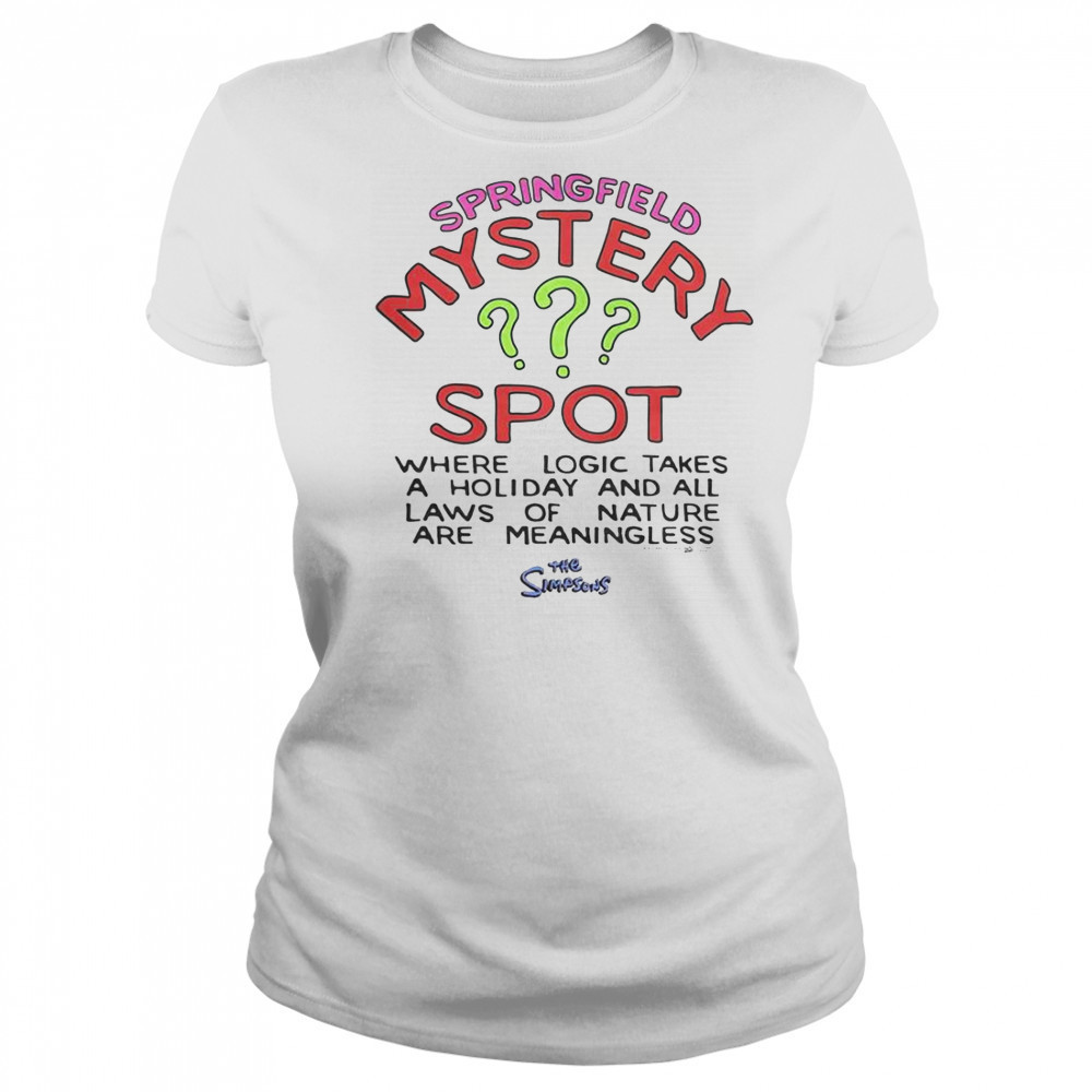 The Simpsons Springfield Mystery Spot T-Shirt Women's T-shirt