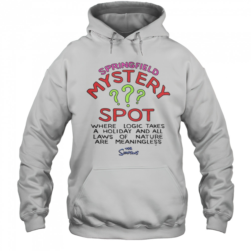 The Simpsons Springfield Mystery Spot T-Shirt Hoodie