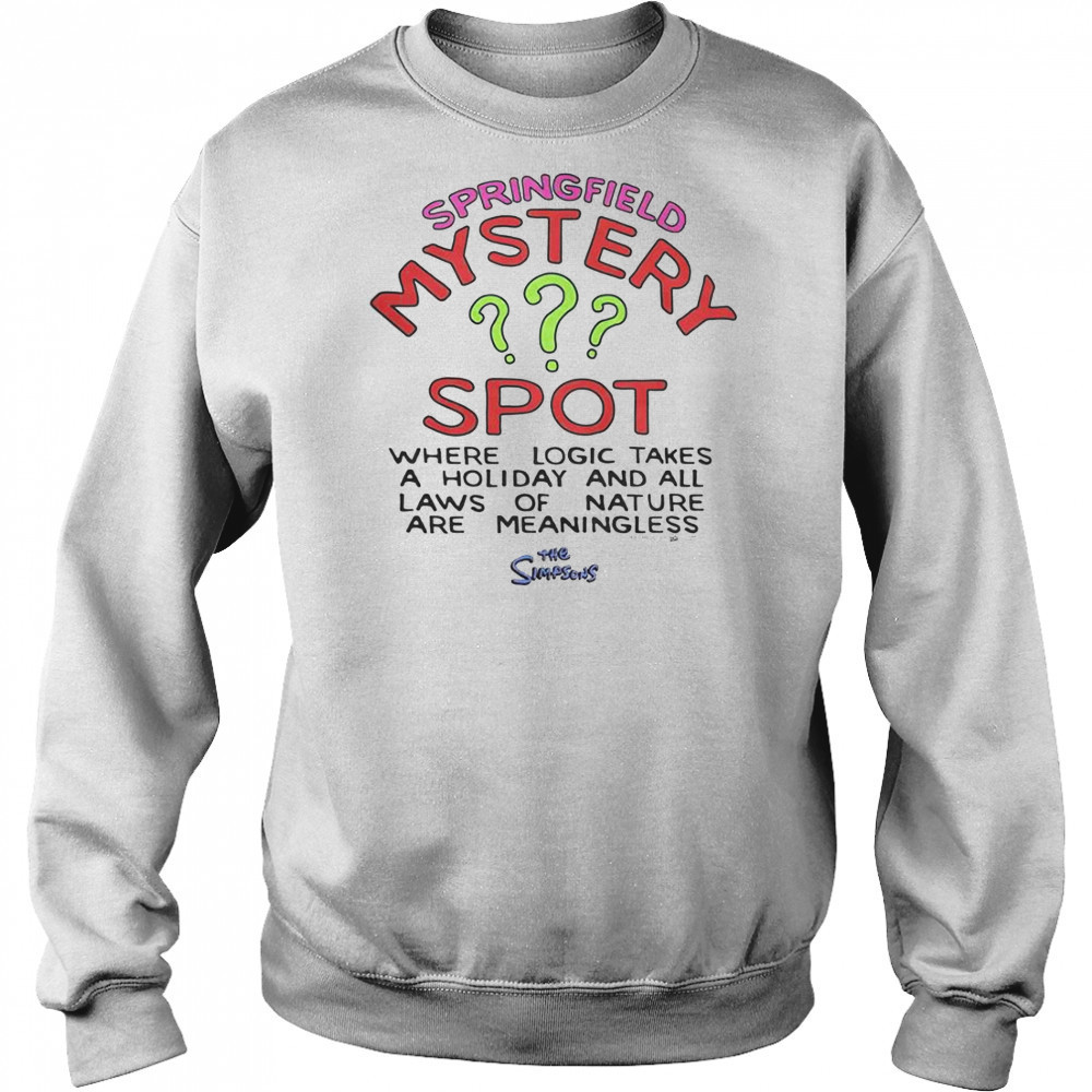 The Simpsons Springfield Mystery Spot T-Shirt Hoodie