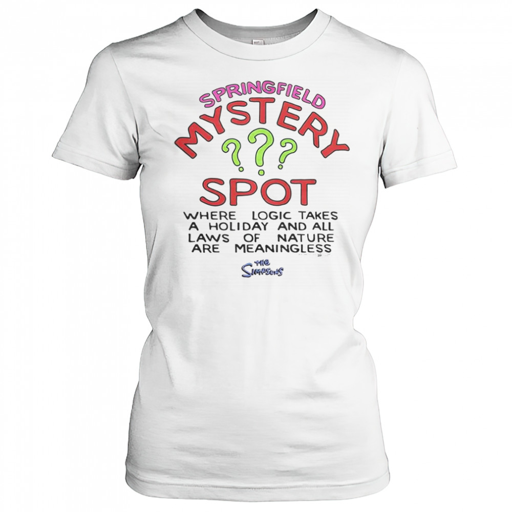 The Simpsons Springfield Mystery Spot T-Shirt Women's T-shirt