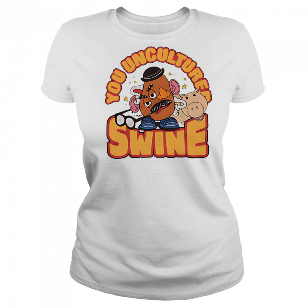 Toy Story Mr. Potato Head You Uncultured Swine shirt Women's T-shirt