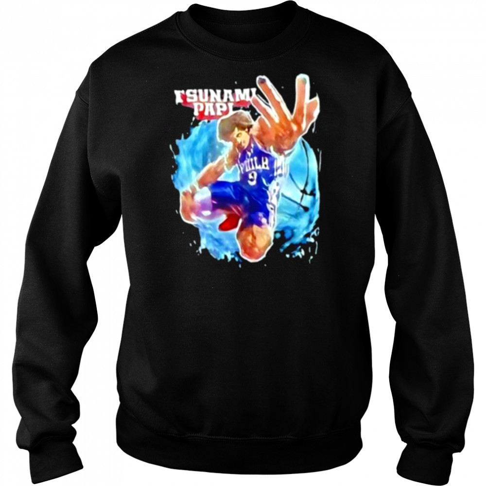 Tsunami Papi Kelly Oubre Jr. #9 Philadelphia 76ers shirt Hoodie
