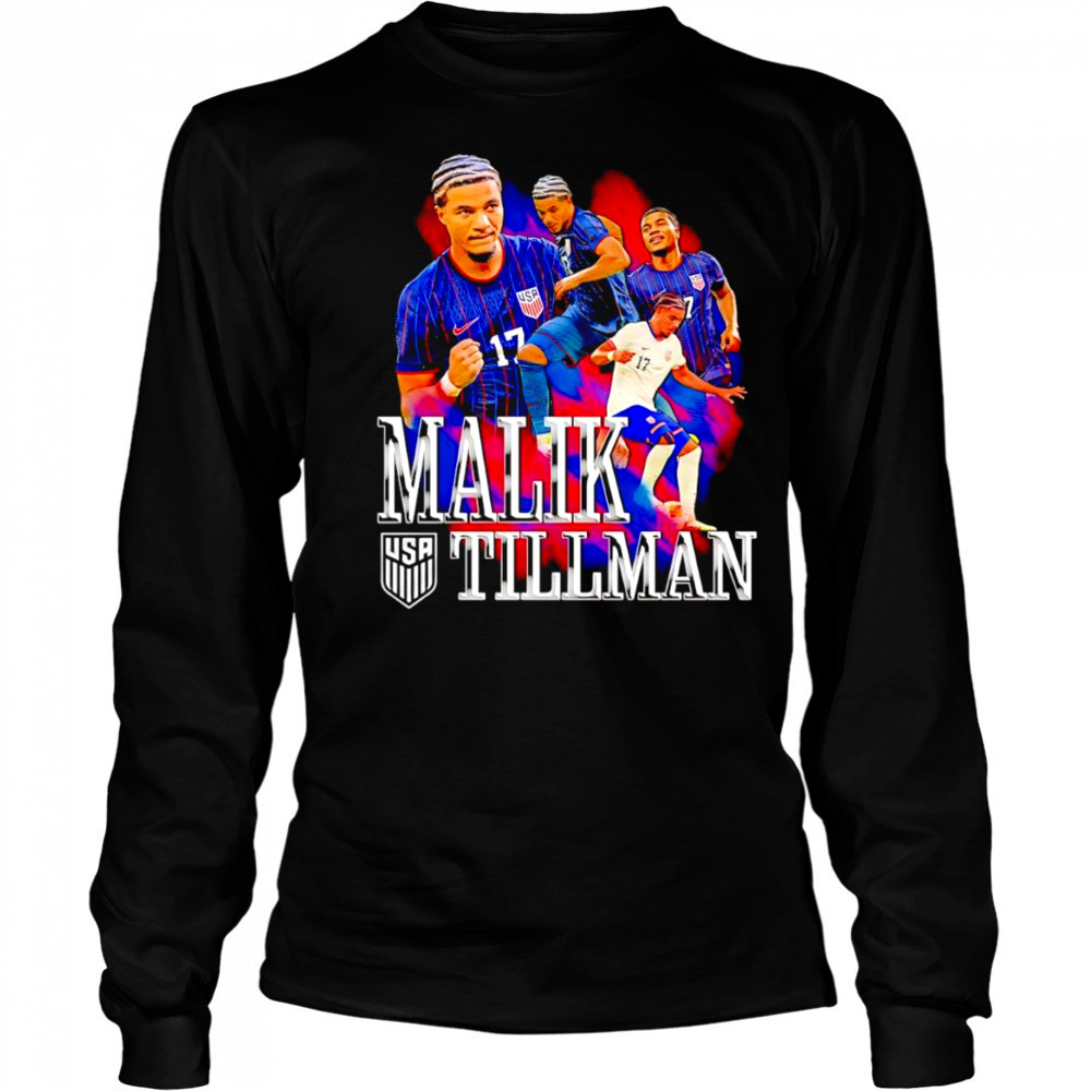 USMNT Malik Tillman graphic shirt Long Sleeved