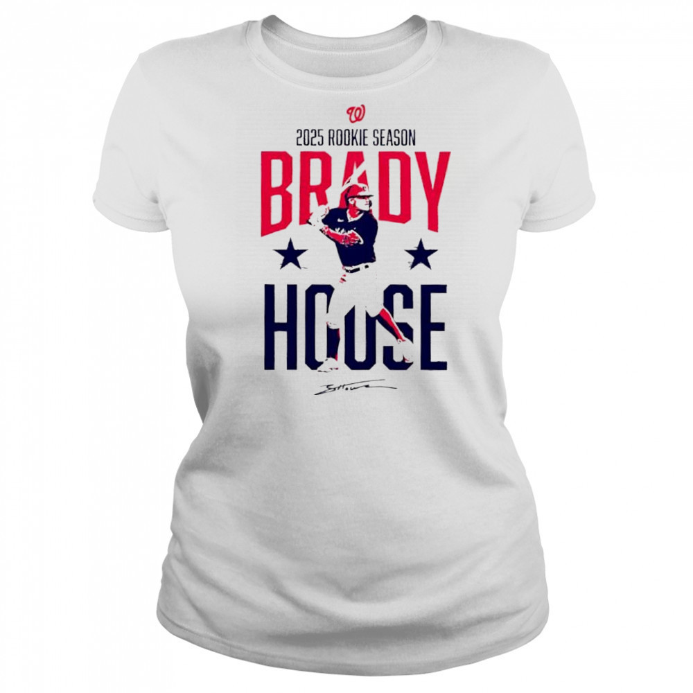Washington Nationals Brady House Rookie signature shirt Women's T-shirt