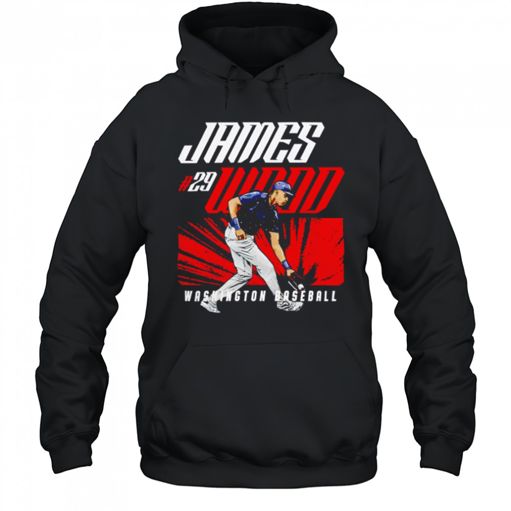 Washington Nationals Merch James Wood #29 Player Retro Style shirt Hoodie