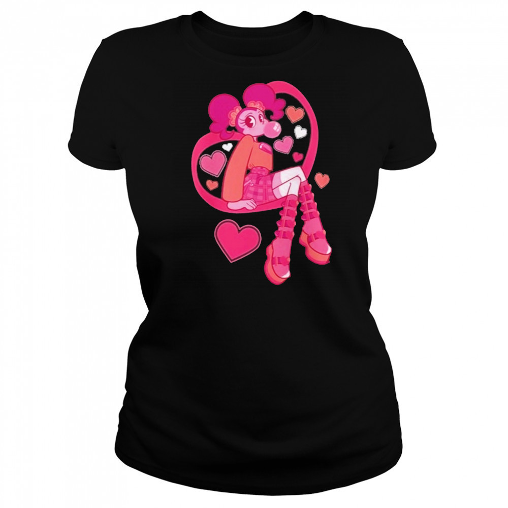 Sai Scribbles Lovecore Spinel Racerback T-Shirt Women's T-shirt