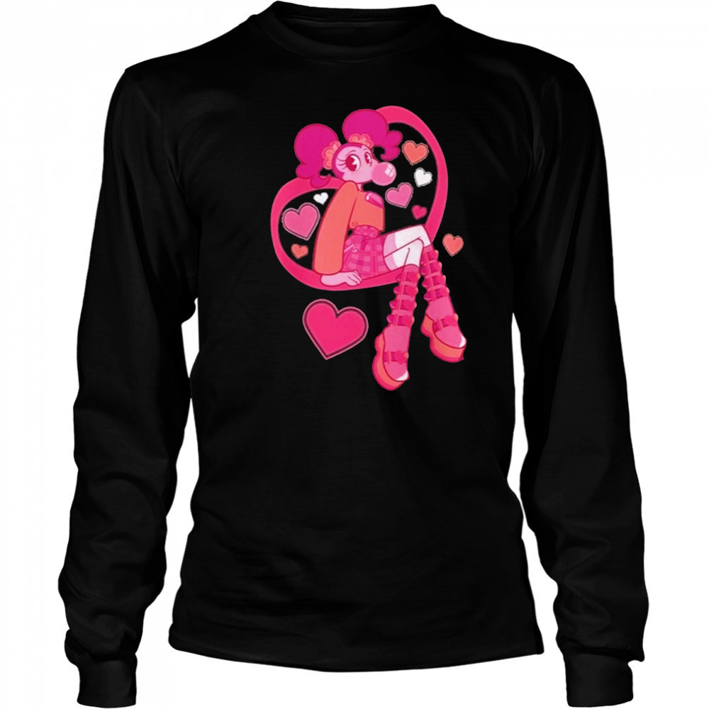 Sai Scribbles Lovecore Spinel Racerback T-Shirt Long Sleeved