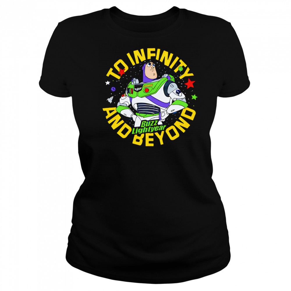 Toy Story Buzz Lightyear To Infinity And Beyond cartoon shirt Women's T-shirt