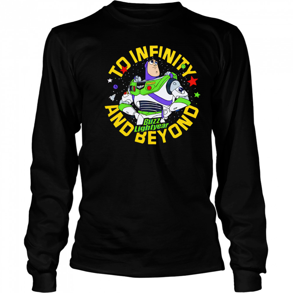 Toy Story Buzz Lightyear To Infinity And Beyond cartoon shirt Long Sleeved