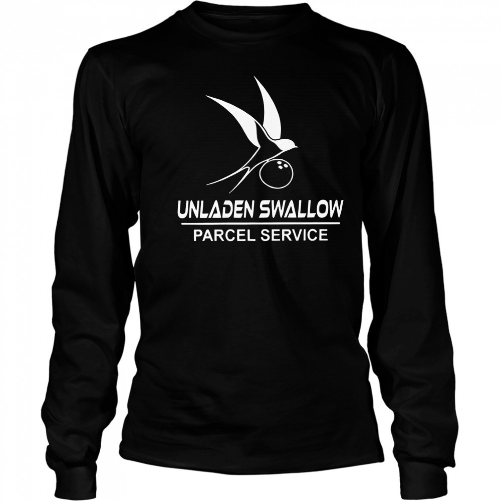 Unladen Swallow Parcel Service T-Shirt Long Sleeved