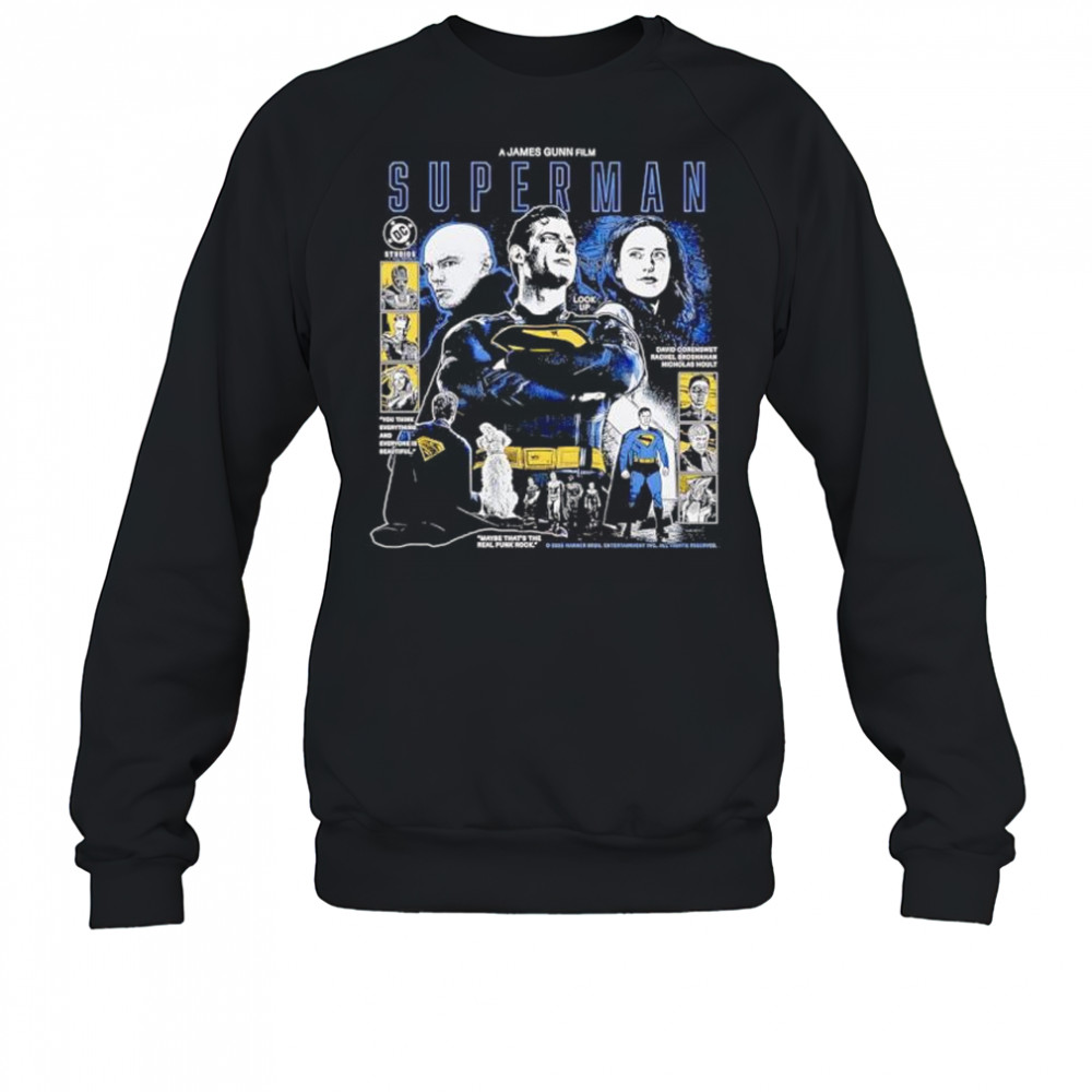 A James Gunn Film Superman 2025 graphic retro shirt Sweatshirt