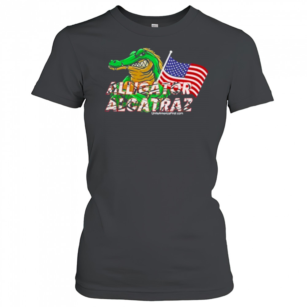 Alligator Alcatraz Uniteamericafirst.Com T-Shirt Women's T-shirt