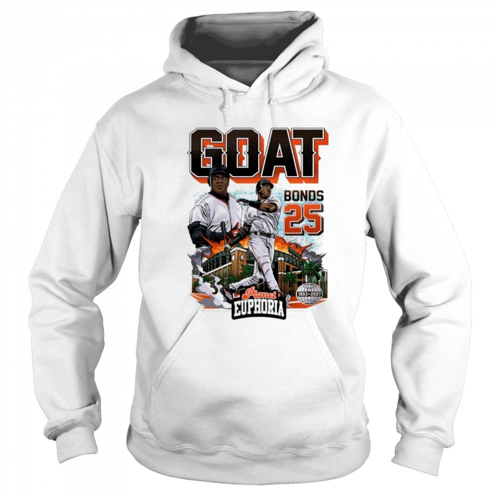 Barry Bonds GOAT San Francisco Giants baseball graphic shirt Sweatshirt