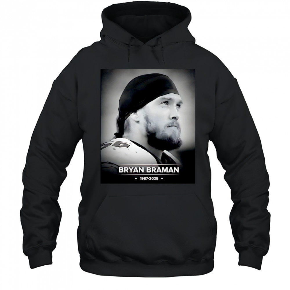 Bryan Braman 1987 2025 in Memory shirt Hoodie