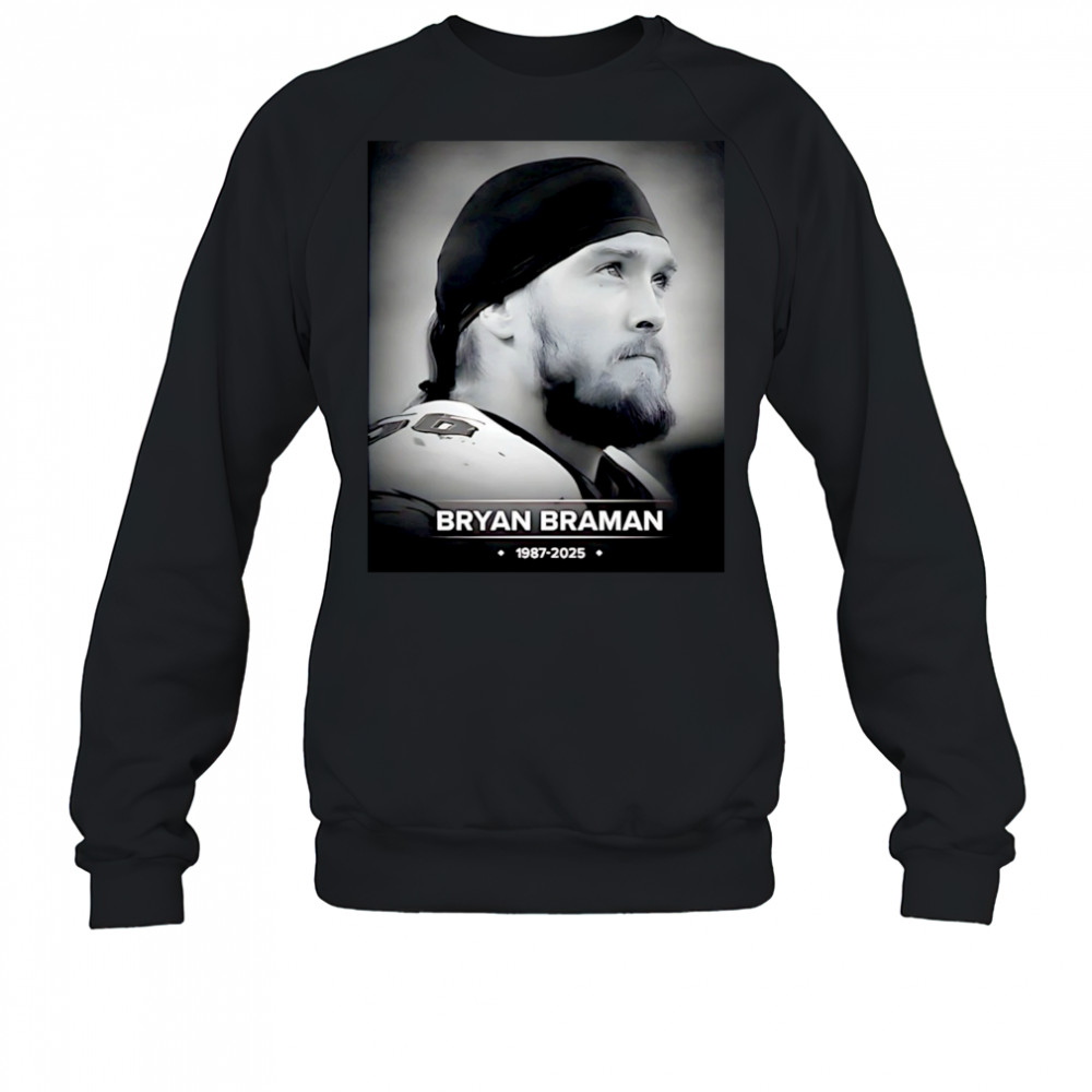 Bryan Braman 1987 2025 in Memory shirt Sweatshirt