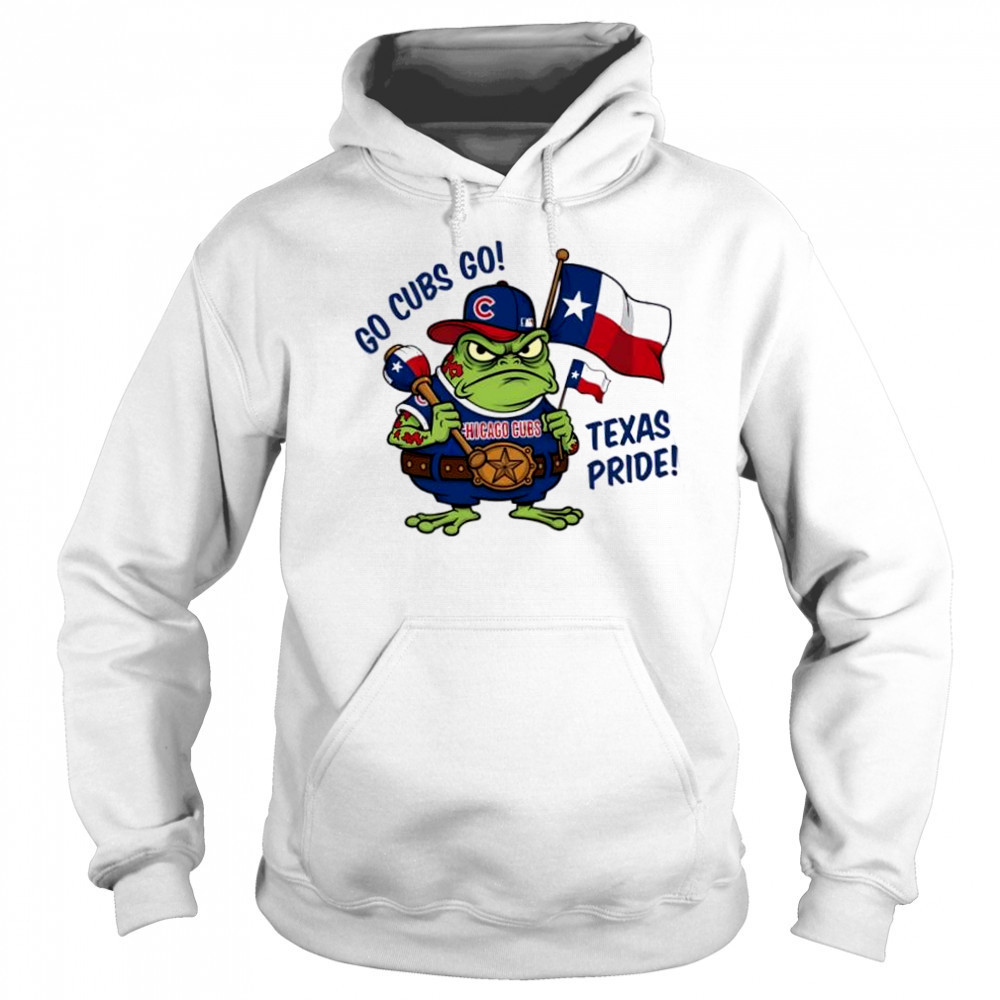 Chicago Cubs Frog Go Cubs Go Texas Pride flag shirt Sweatshirt